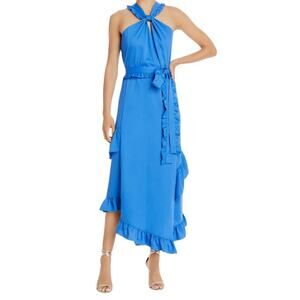 Derek Lam 10 Crosby dress blue Dasha Halter